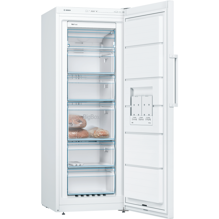 Bosch Serie 4 GSN29VW3VG No Frost 161x60cm 200L Freestanding Upright Freezer - White