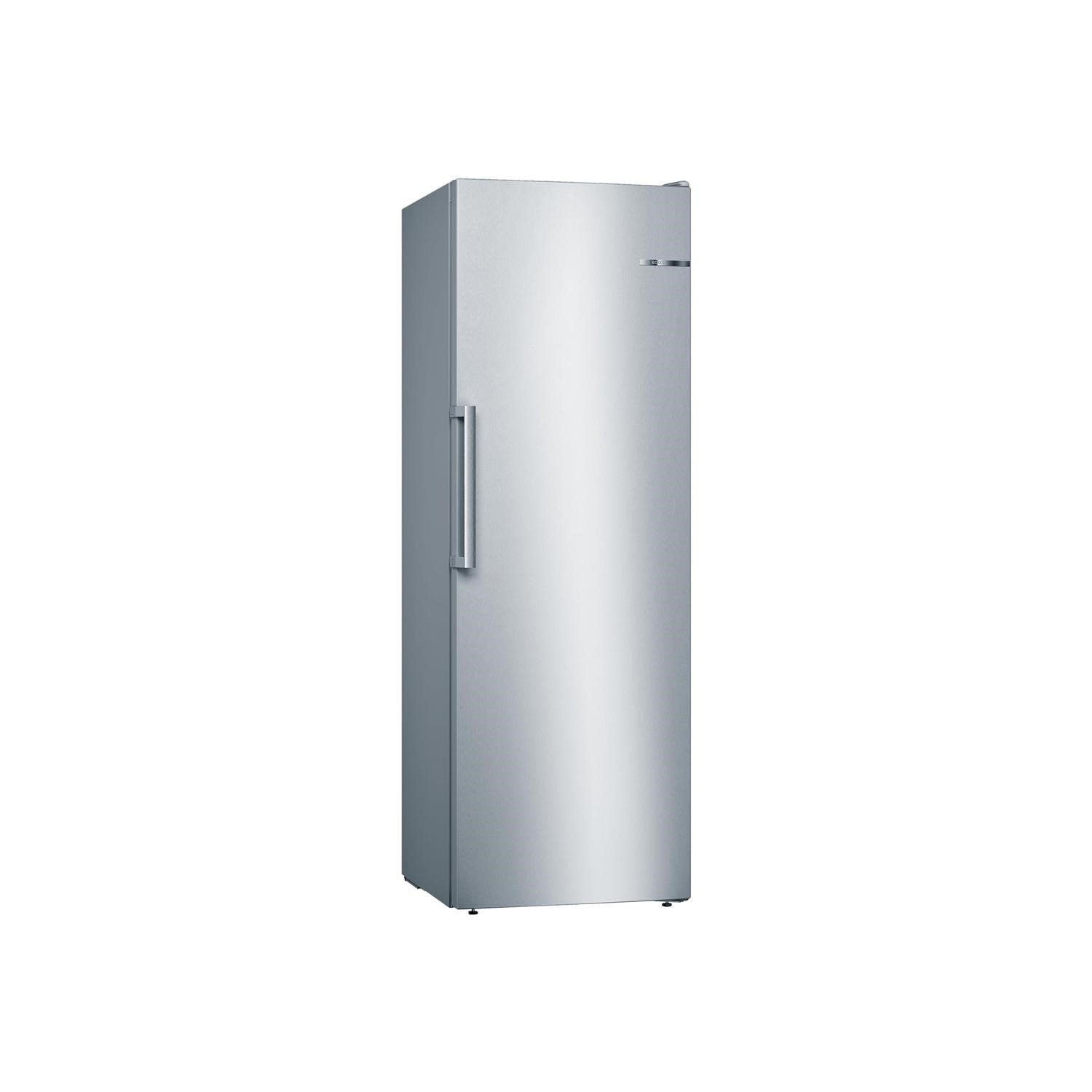 Refurbished Bosch Serie 4 GSN33VLEP Freestanding 225 Litre Frost Free Freezer Stainless Steel Look