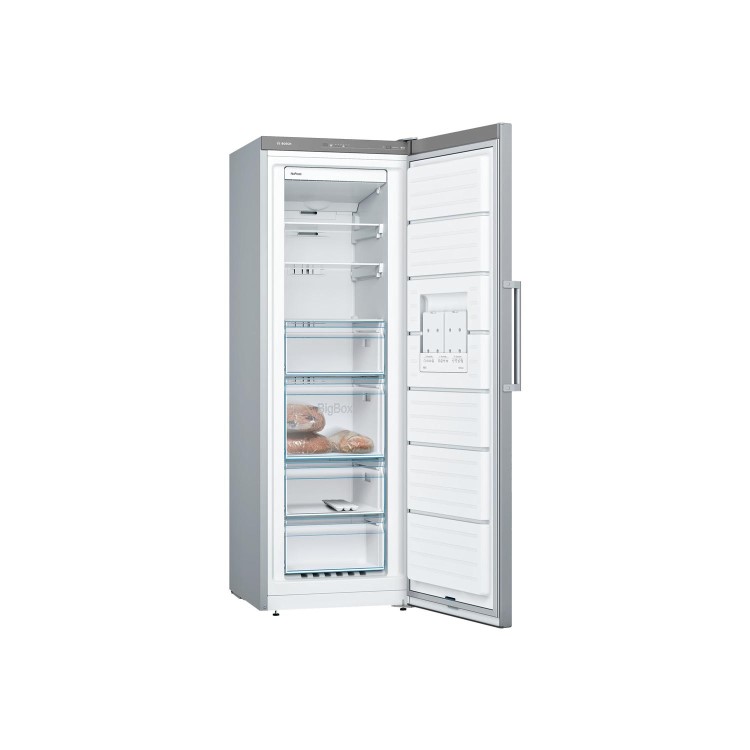Bosch GSN33VL3P Serie 4 176x60cm 225L Freestanding Freezer - Stainless Steel Look