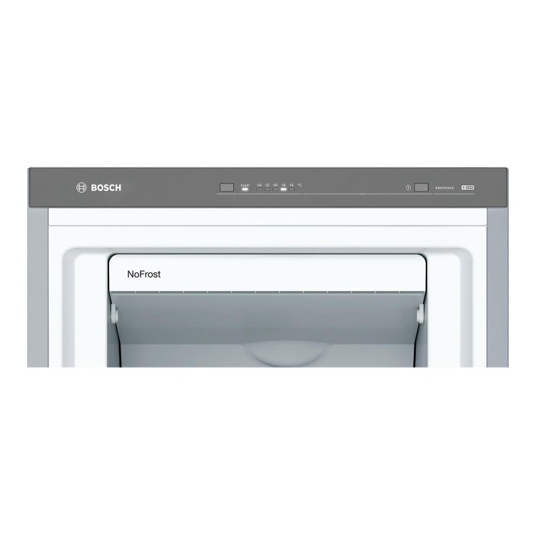 Bosch GSN33VL3P Serie 4 176x60cm 225L Freestanding Freezer - Stainless Steel Look