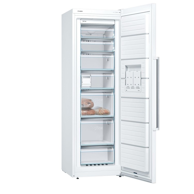 Bosch Serie 6 No Frost 186x60cm 242L Freestanding Upright Freezer - White