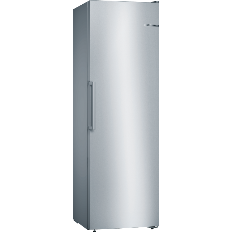 Bosch Serie 4 GSN36VL3PG 186x60cm 242L Freestanding Freezer - Stainless Steel Look