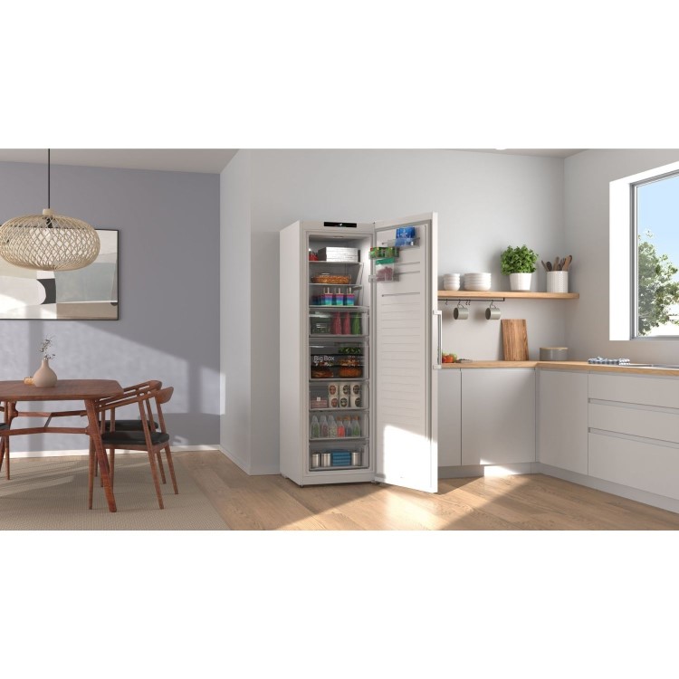 Bosch Series 4 334 Litre Upright Freestanding Freezer - White