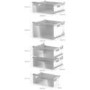 Bosch Series 4 334 Litre Upright Freestanding Freezer - White