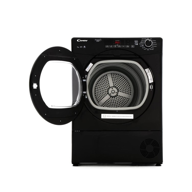 GRADE A2 - Candy GSVC9TGB 9kg Freestanding Condenser Tumble Dryer - Black