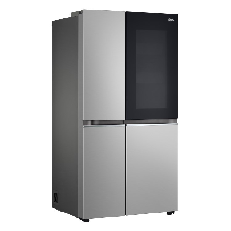 Refurbished LG InstaView GSVV80PYLL 655 Litre American Frost Free Fridge Freezer Prime Silver