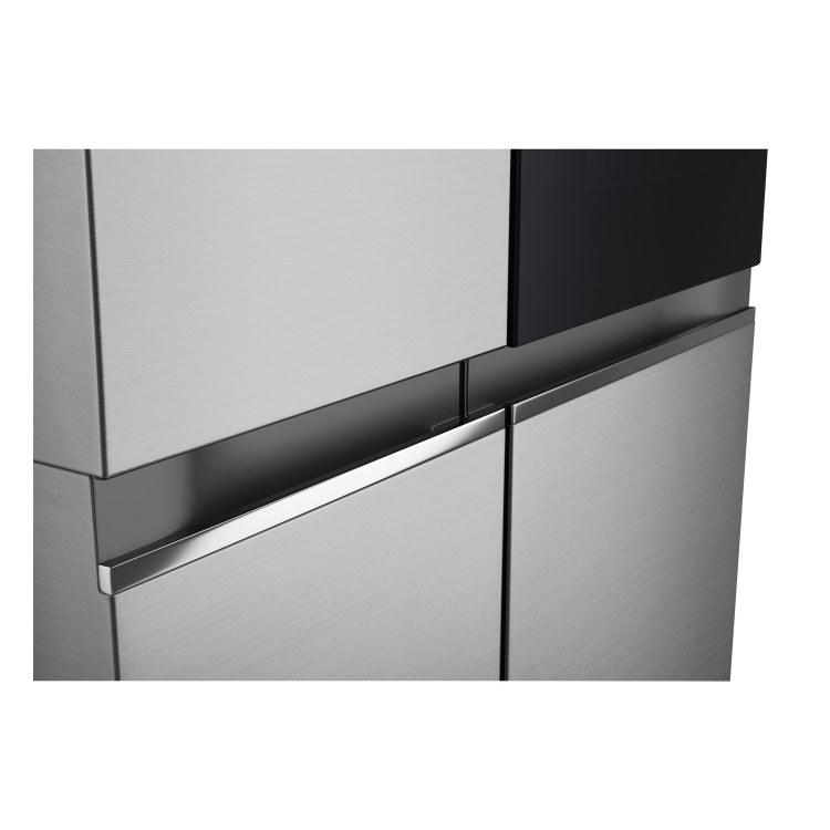 Refurbished LG InstaView GSVV80PYLL 655 Litre American Frost Free Fridge Freezer Prime Silver