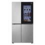 Refurbished LG InstaView GSVV80PYLL 655 Litre American Frost Free Fridge Freezer Prime Silver