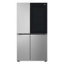 Refurbished LG InstaView GSVV80PYLL 655 Litre American Frost Free Fridge Freezer Prime Silver