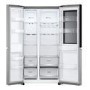 Refurbished LG InstaView GSVV80PYLL 655 Litre American Frost Free Fridge Freezer Prime Silver