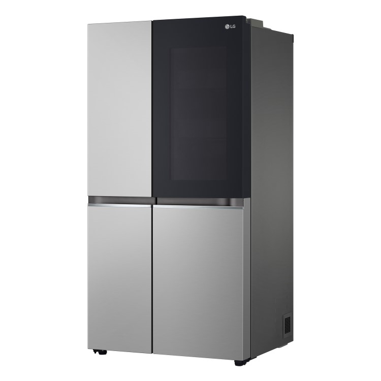 Refurbished LG InstaView GSVV80PYLL 655 Litre American Frost Free Fridge Freezer Prime Silver