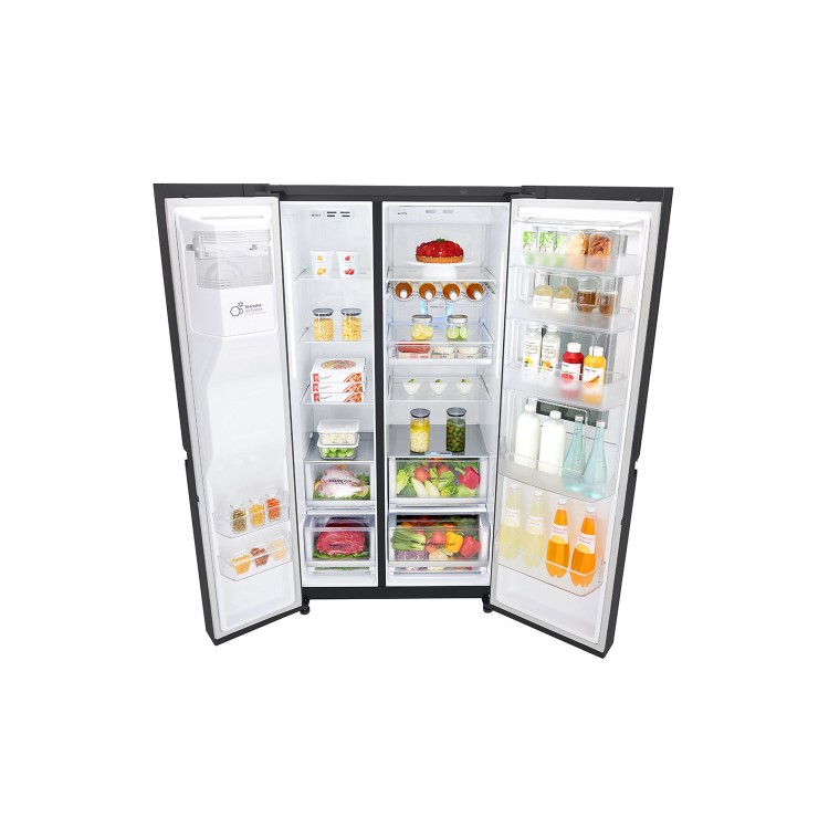 LG GSX960MCVZ InstaView Door-in-door Multi-door American Fridge Freezer With Ice & Water Dispenser -