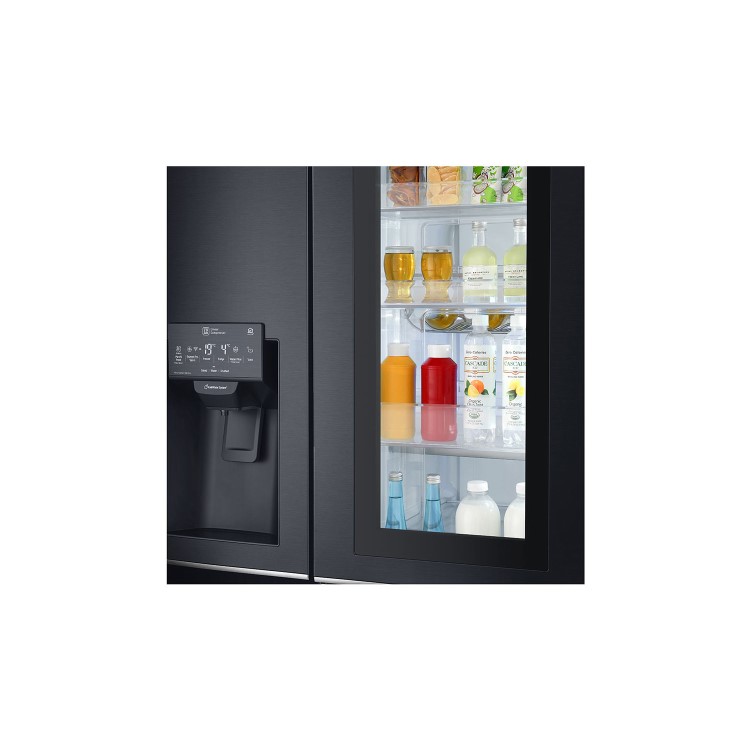 LG GSX960MCVZ InstaView Door-in-door Multi-door American Fridge Freezer With Ice & Water Dispenser -