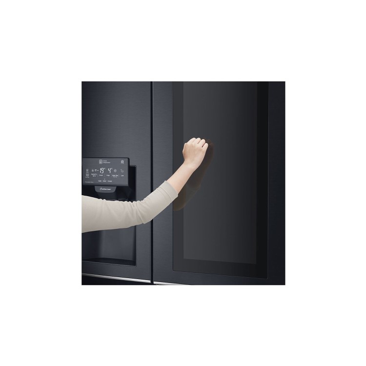LG GSX960MCVZ InstaView Door-in-door Multi-door American Fridge Freezer With Ice & Water Dispenser -