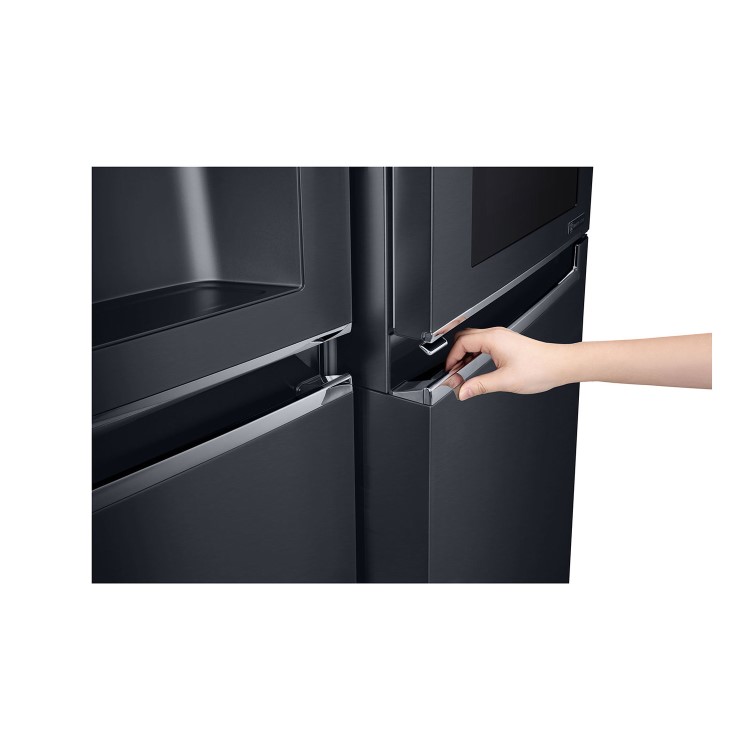 LG GSX960MCVZ InstaView Door-in-door Multi-door American Fridge Freezer With Ice & Water Dispenser -