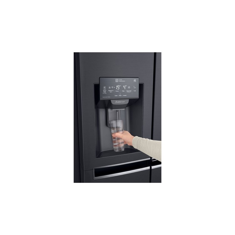 LG GSX960MCVZ InstaView Door-in-door Multi-door American Fridge Freezer With Ice & Water Dispenser -