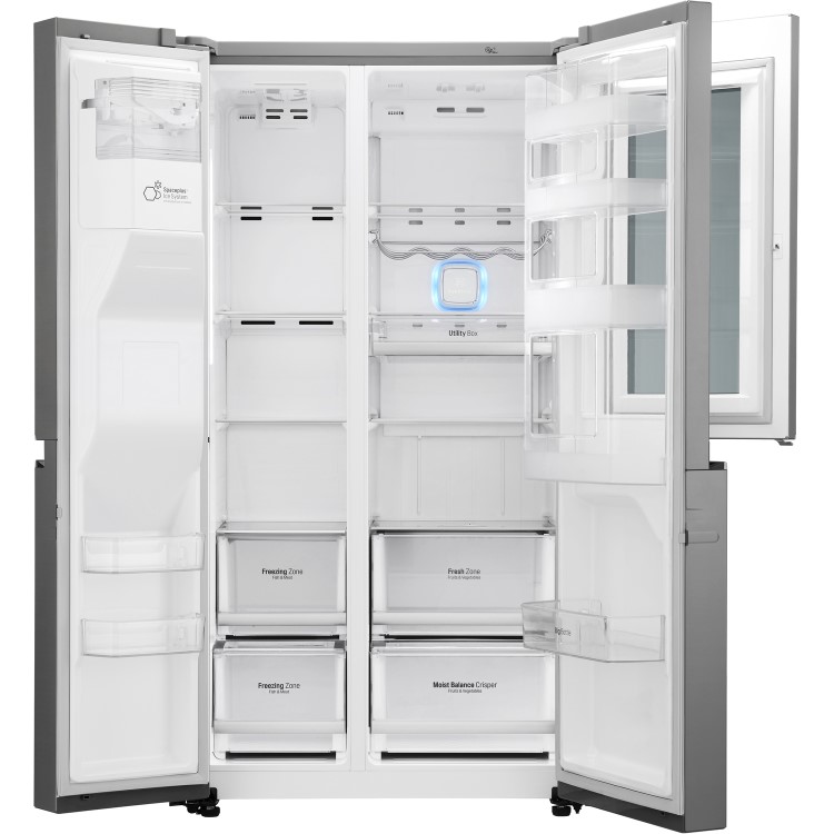 LG GSX960NSAZ American Style Fridge Freezer With Ice And Water Dispenser And Instaview Door-in-door -Stainless Steel