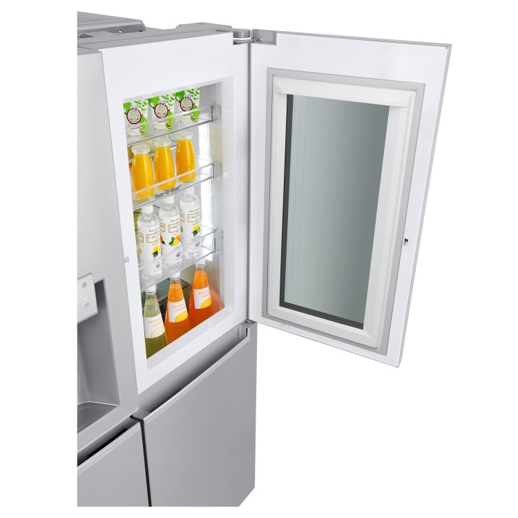 LG GSX960NSVZ InstaView Door-in-door Multi-door American Fridge Freezer With Ice & Water Dispenser -