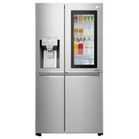 LG GSX960NSVZ InstaView Door-in-door Multi-door American Fridge Freezer With Ice & Water Dispenser -