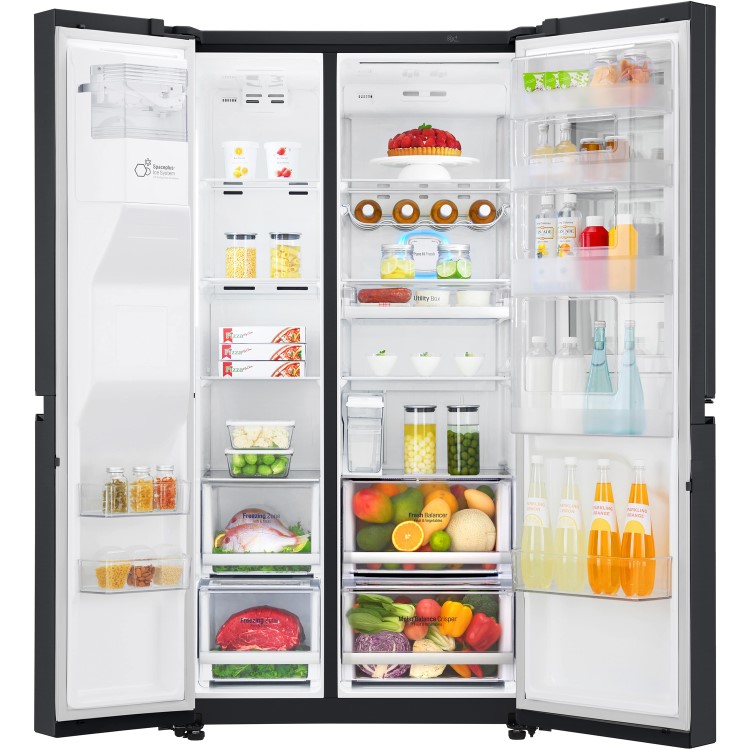 LG GSX961MCVZ InstaView Door-in-door Multi-door American Fridge Freezer With Ice & Water Dispenser -
