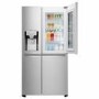LG GSX961NSVZ InstaView Door-in-door Multi-door American Fridge Freezer With Non-plumb Ice & Water Dispenser - Premium Steel
