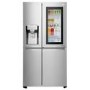 LG GSX961NSVZ InstaView Door-in-door Multi-door American Fridge Freezer With Non-plumb Ice & Water Dispenser - Premium Steel