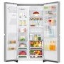 LG GSX961NSVZ InstaView Door-in-door Multi-door American Fridge Freezer With Non-plumb Ice & Water Dispenser - Premium Steel