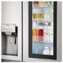LG GSX961NSVZ InstaView Door-in-door Multi-door American Fridge Freezer With Non-plumb Ice & Water Dispenser - Premium Steel