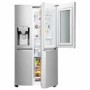 LG GSX961NSVZ InstaView Door-in-door Multi-door American Fridge Freezer With Non-plumb Ice & Water Dispenser - Premium Steel
