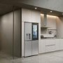 LG InstaView 628 Litre Side-By-Side American Fridge Freezer - Silver