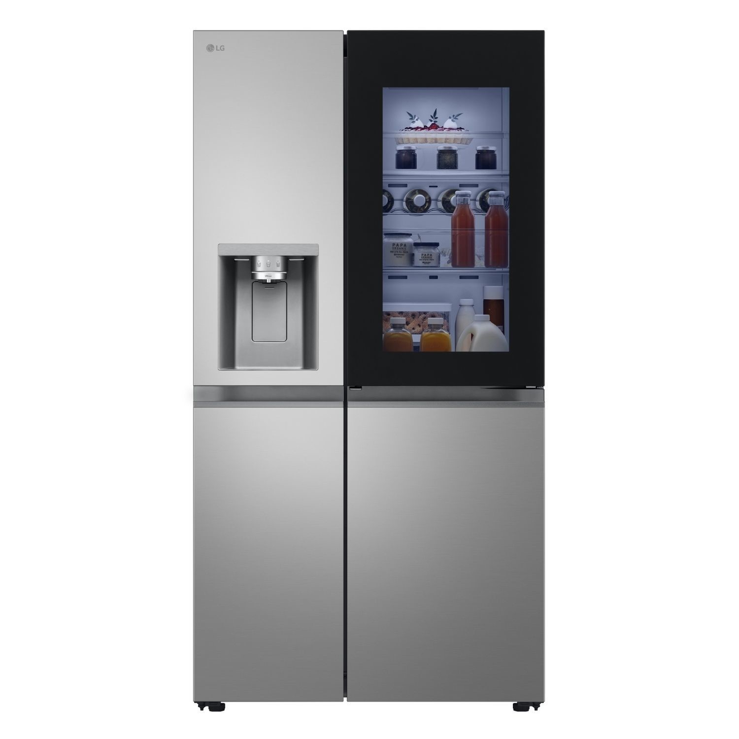 Lg Fit & Max Gsxe81pybe American-Style Smart Fridge Freezer Ð Prime Silver, Silver/Grey - Image 2