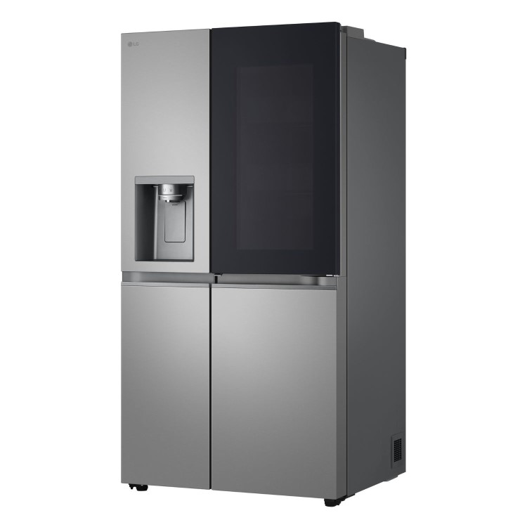 LG InstaView 628 Litre Side-By-Side American Fridge Freezer - Silver