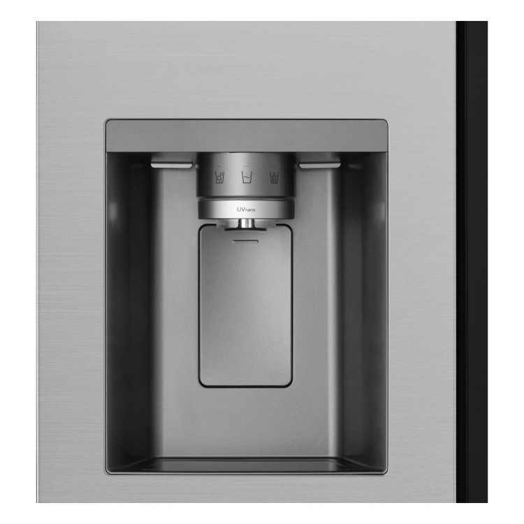 LG InstaView 628 Litre Side-By-Side American Fridge Freezer - Silver