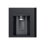 LG InstaView™ 628 Litre Side-By-Side American Fridge Freezer - Essence Black Steel
