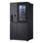 LG InstaView™ 628 Litre Side-By-Side American Fridge Freezer - Essence Black Steel