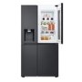 LG InstaView™ 628 Litre Side-by-Side American Fridge Freezer -  Black
