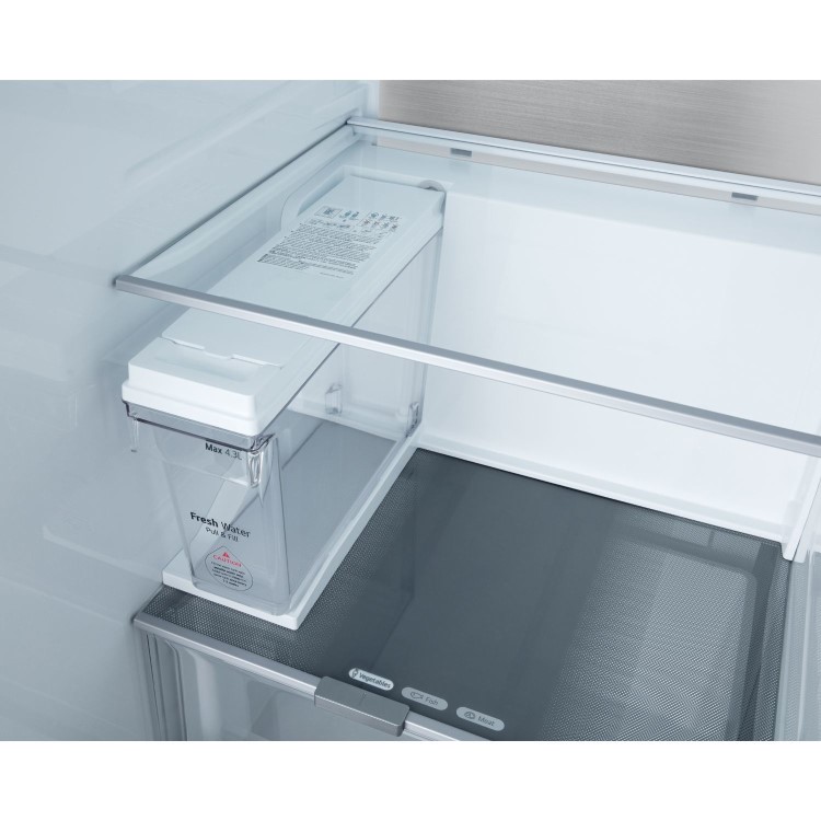 LG InstaView™ 628 Litre Side-by-Side American Fridge Freezer -  Black