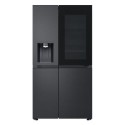 GSXE91EVAD LG InstaView™ 628 Litre Side-by-Side American Fridge Freezer -  Black