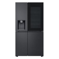 LG InstaView™ 628 Litre Side-by-Side American Fridge Freezer -  Black