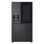 LG InstaView™ 628 Litre Side-by-Side American Fridge Freezer -  Black