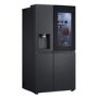 LG InstaView™ 628 Litre Side-by-Side American Fridge Freezer -  Black
