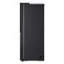 LG InstaView™ 628 Litre Side-by-Side American Fridge Freezer -  Black