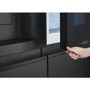 LG InstaView™ 628 Litre Side-by-Side American Fridge Freezer -  Black