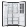 LG InstaView™ 628 Litre Side-by-Side American Fridge Freezer -  Black