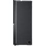 Refurbished LG InstaView ThinQ GSXV90MCAE 635 Litre American Fridge Freezer With Plumbed Ice And Water Dispenser Black