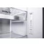 LG InstaView 635 Litre Side-by-Side American Fridge Freezer - Matte Black