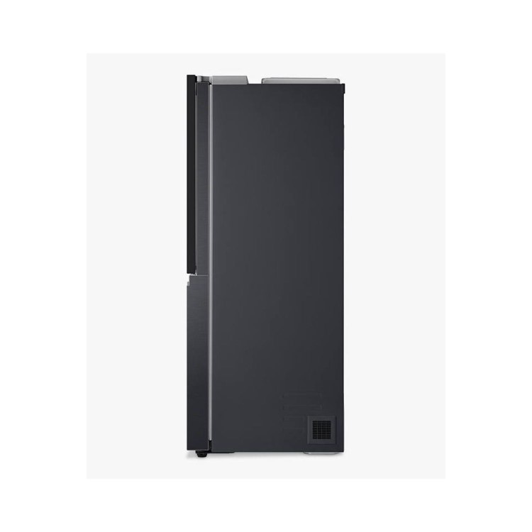 LG InstaView 635 Litre Side-by-Side American Fridge Freezer - Matte Black