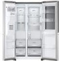 Refurbished LG InstaView ThinQ GSXV91BSAE 635 Litre Frost Free American Fridge Freezer Stainless Steel