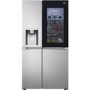 Refurbished LG InstaView ThinQ GSXV91BSAE 635 Litre Frost Free American Fridge Freezer Stainless Steel