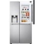Refurbished LG InstaView ThinQ GSXV91BSAE 635 Litre Frost Free American Fridge Freezer Stainless Steel